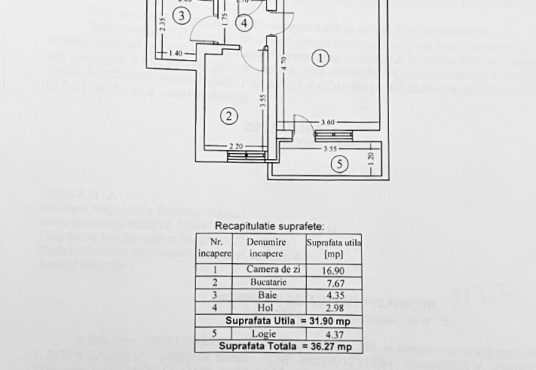 IMG 2509 536x370 - PROPRIETAR | Garsonieră Decomandată LUJERULUI &ndash; Vedere PARCUL LINIEI &ndash; Orientare SUD